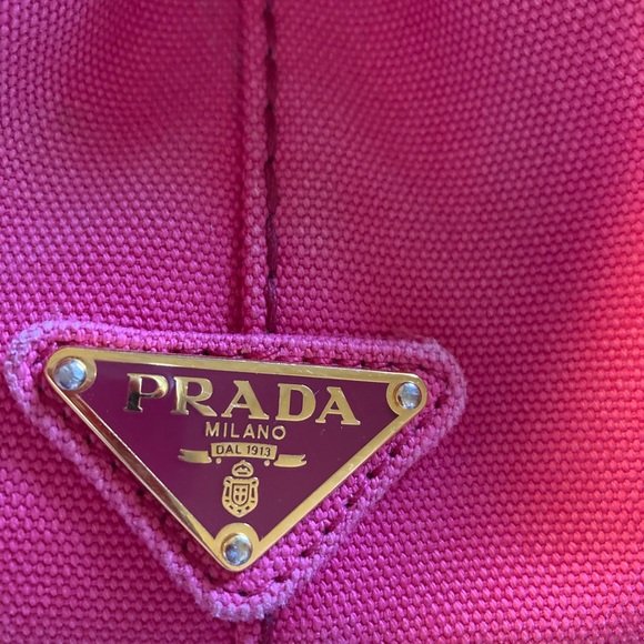 Prada Canapa PM in Pink - Picture 4 of 16